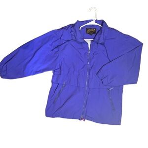 Vintage Eddie Bauer Women’s Medium Windbreaker | Purple Full Zip | USA Made